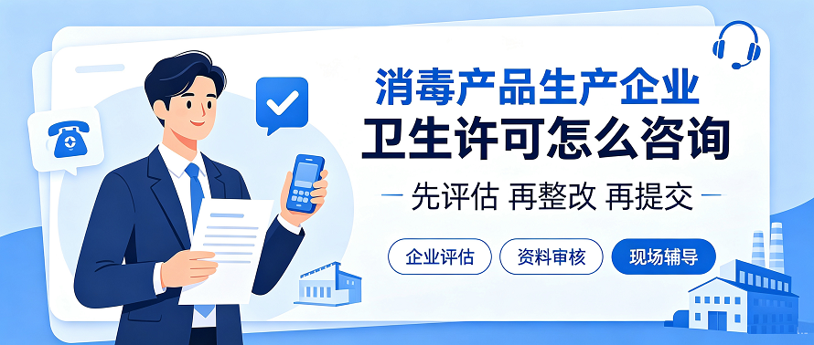 消毒液生产企业卫生许可证办理